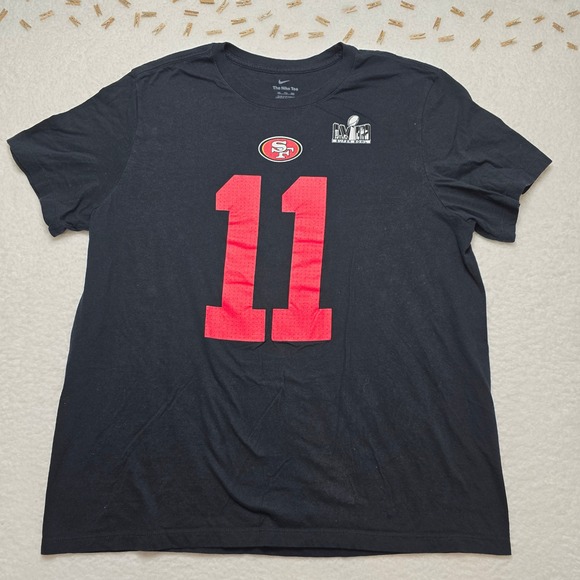 Nike San Francisco 49ers Super Bowl LIV T-Shirt Mens XXL Black‎ Football - Picture 2 of 14